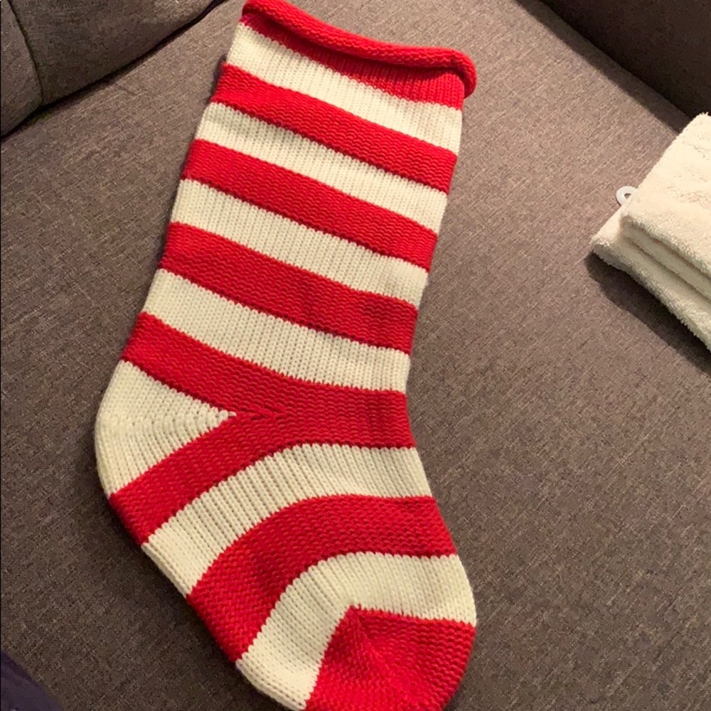 Striped Christmas Stocking in Great Condition